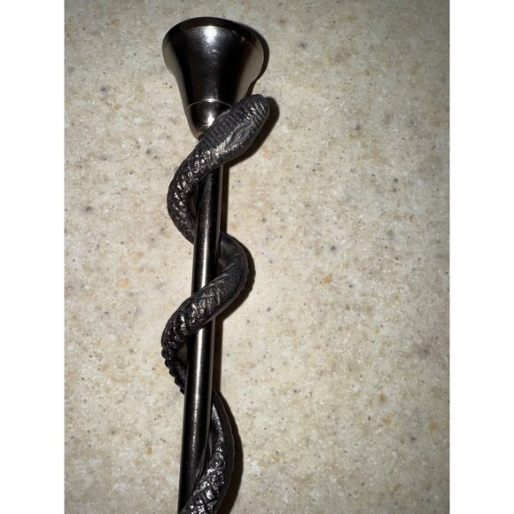 Metal Snake Taper Candle Holder - Picture 8 of 12